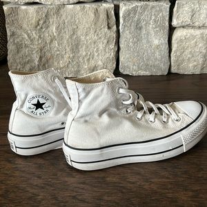 White high top Converse